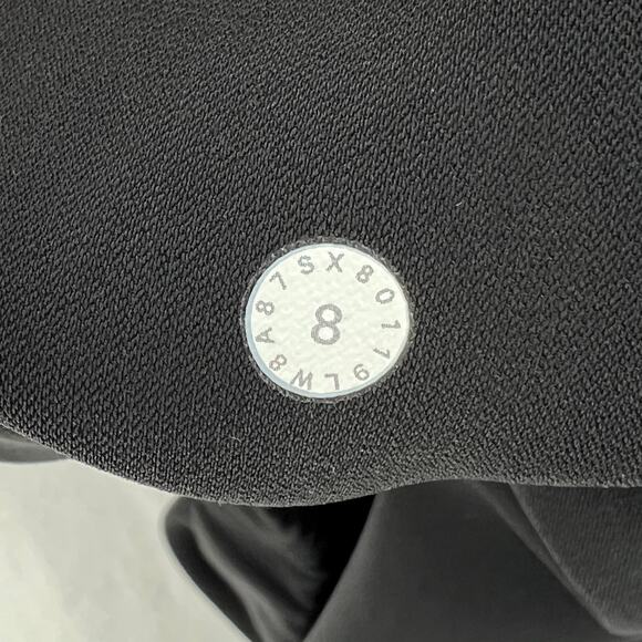 LULULEMON On The Fly Skirt Womens 8 Black Casual Travel Woven Athleisure Mini - Picture 14 of 16